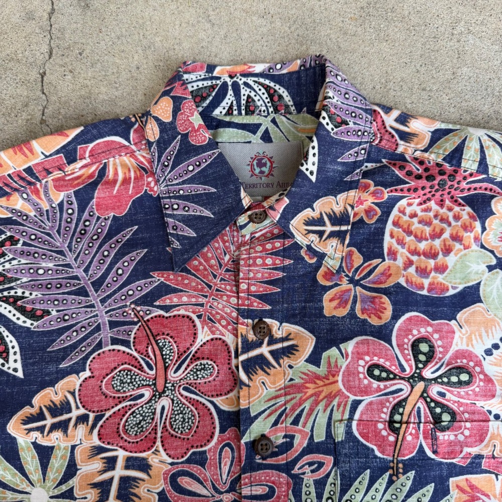 THE TERRITORY AHEAD | Mens Lot of 2 Button Down Shirt Size S Multicolor Tropical - Picture 10 of 15
